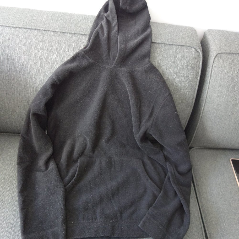 Foot Locker Black Hoodie with Kangaroo Pouch Size S